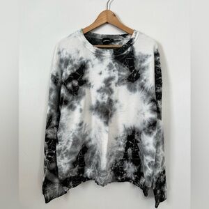 Mono B French Terry Jogger Set Size L Black White Tie Dye